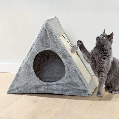 Triangle Cat Scratching Pad with Sisal Rope