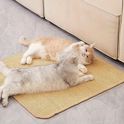 Natural Sisal Cat Scratcher Mat