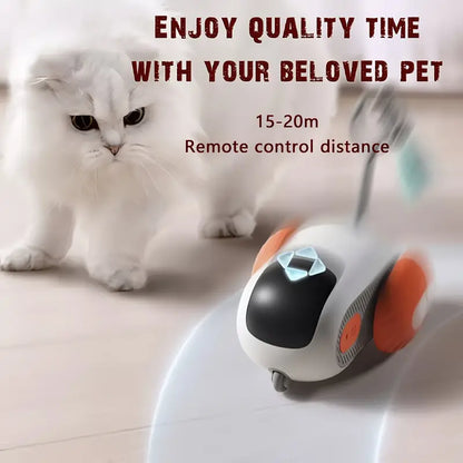 Interactive Cat Chasing Car Toy