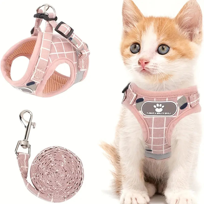 Pet Vest Harness and Leash