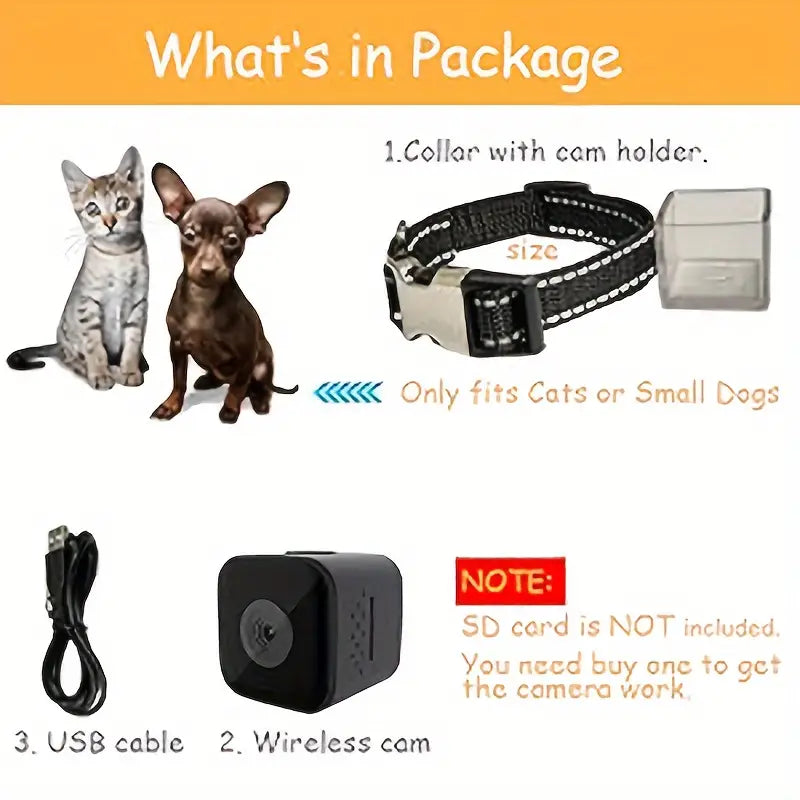 Cat Camera Collar With Video Record