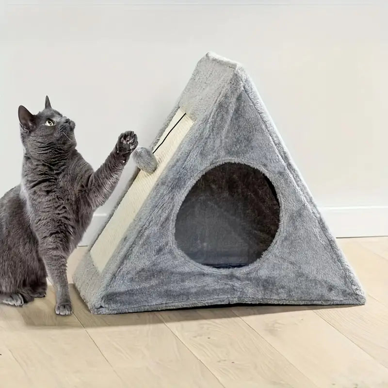 Triangle Cat Scratching Pad with Sisal Rope