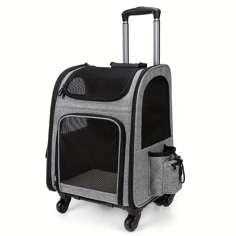 Expandable Rolling Pet Carrier